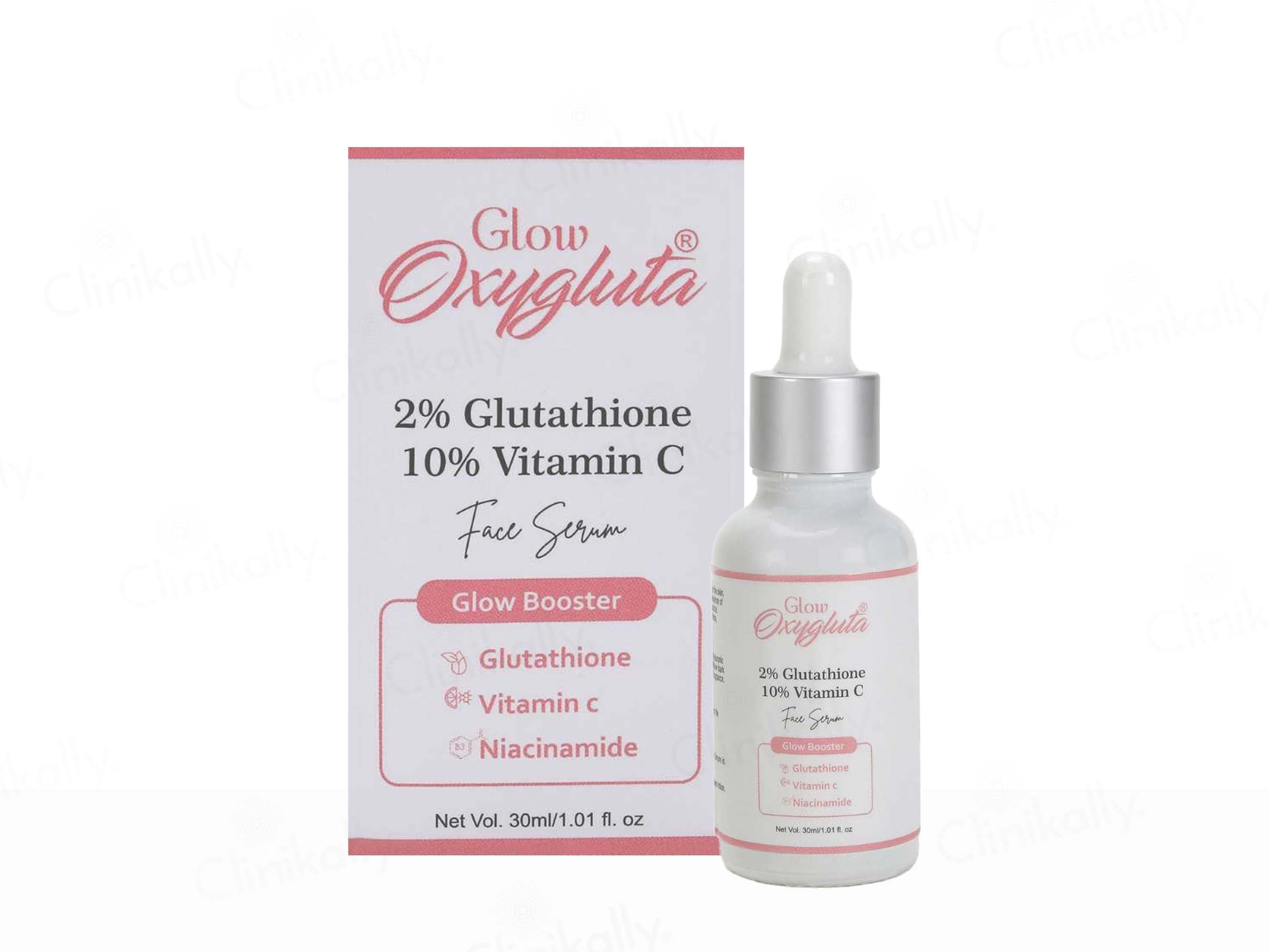 Glow Oxygluta 2% Glutathione & 10% Vitamin C Face Serum