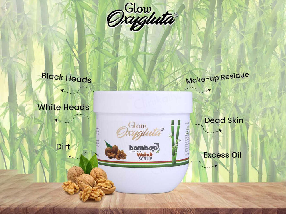 Glow Oxygluta Bamboo & Walnut Scrub