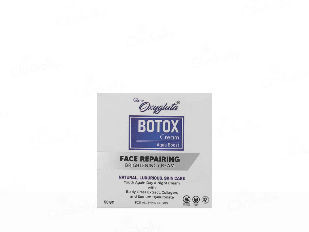 Glow Oxygluta Botox Aqua Boost Face Repairing Brightening Cream