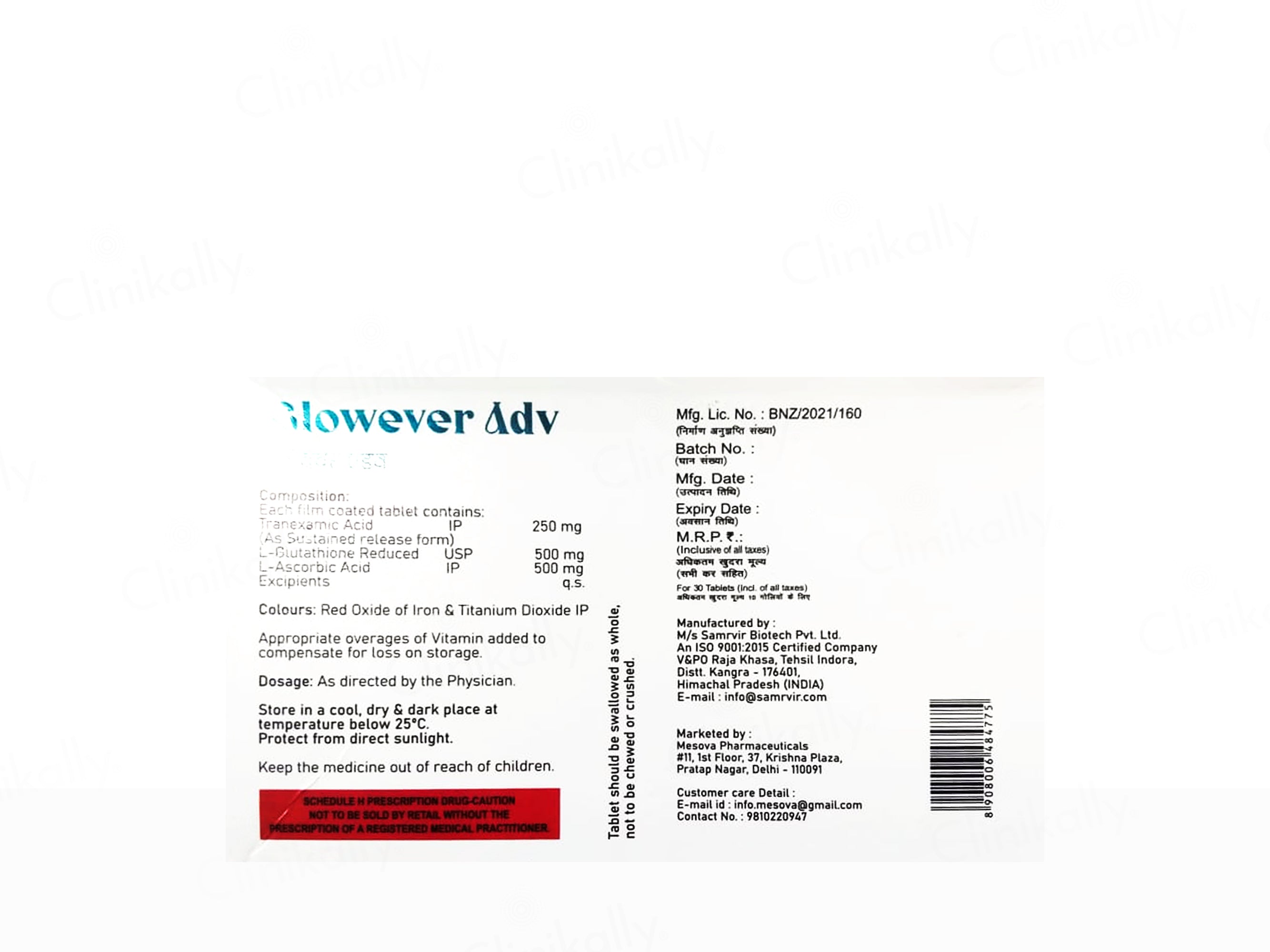 Glowever Adv Tablet