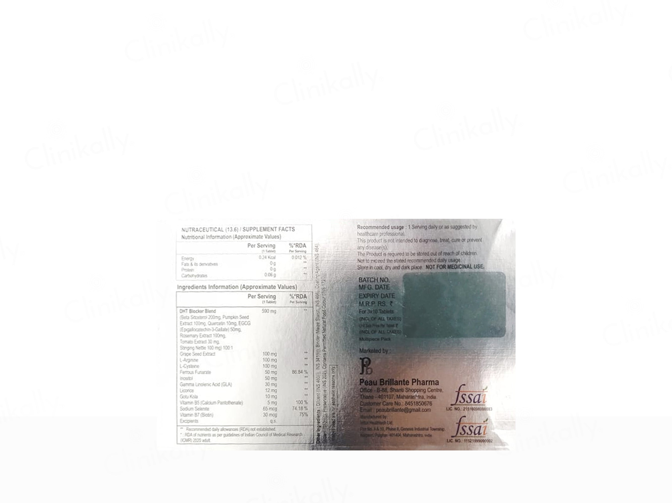 HaiRecap Nutraceutical Hair Growth Tablet