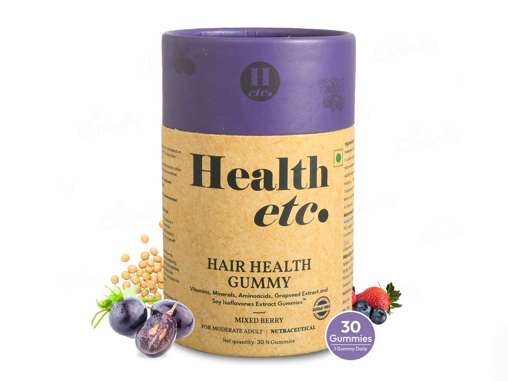 Health Etc Hair Health Gummy - Mixed Berry Flavour