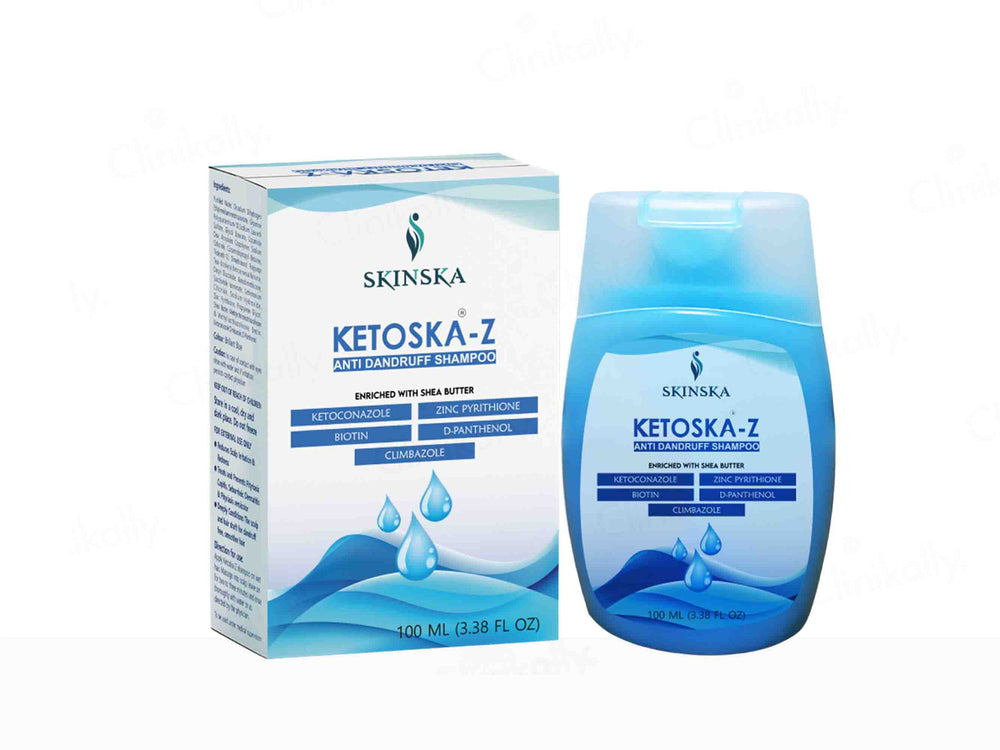 KetoSka-Z Anti Dandruff Shampoo - Clinikally