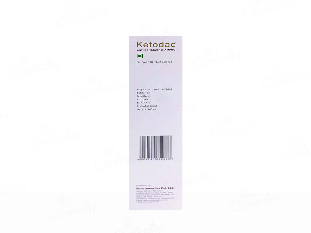 Ketodac Anti Dandruff Shampoo