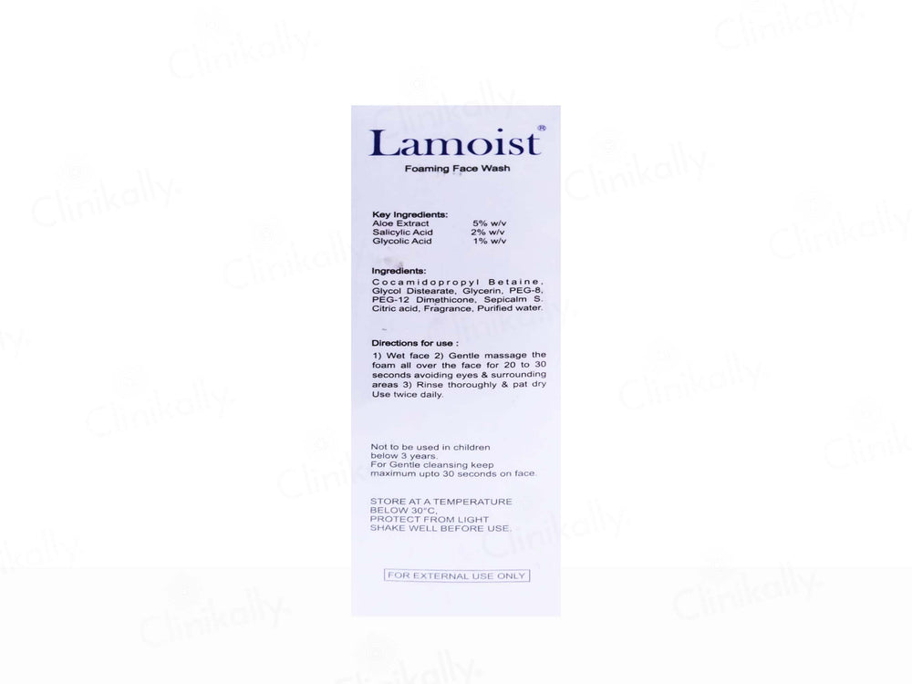 Lamoist Foaming Face Wash