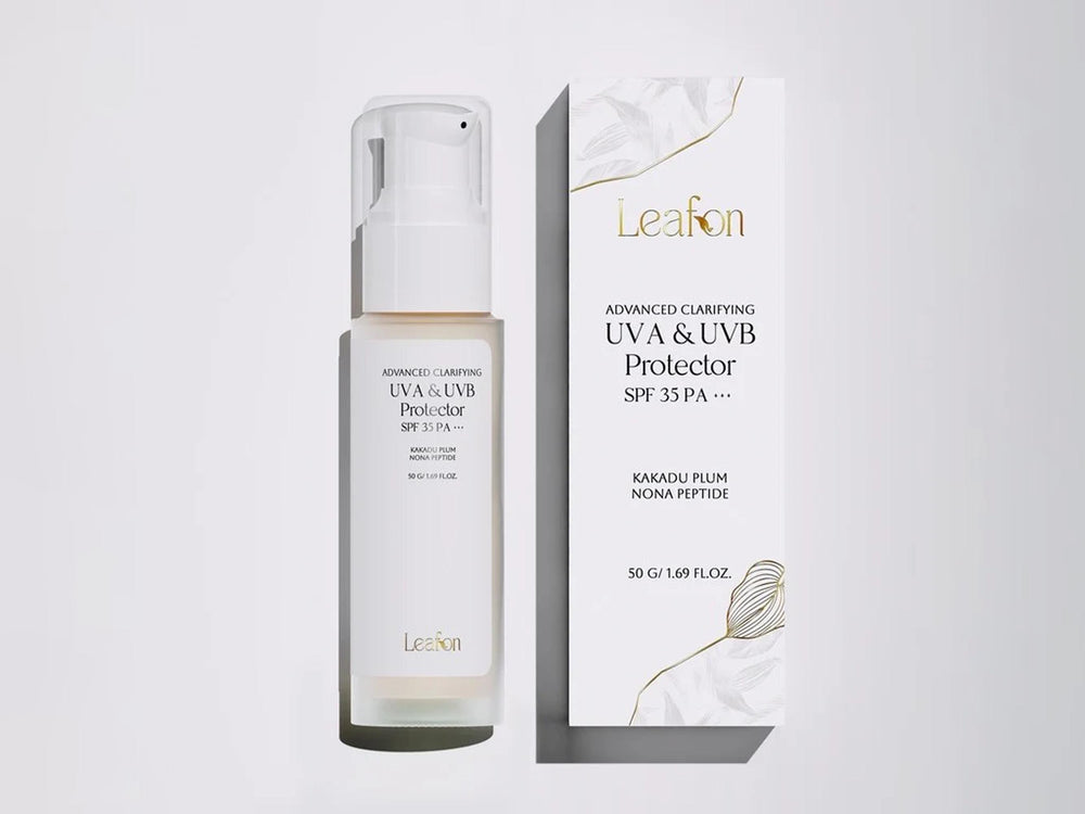 Leafon Advanced Clarifying UVA & UVB Protector Sunscreen SPF 35 PA+++