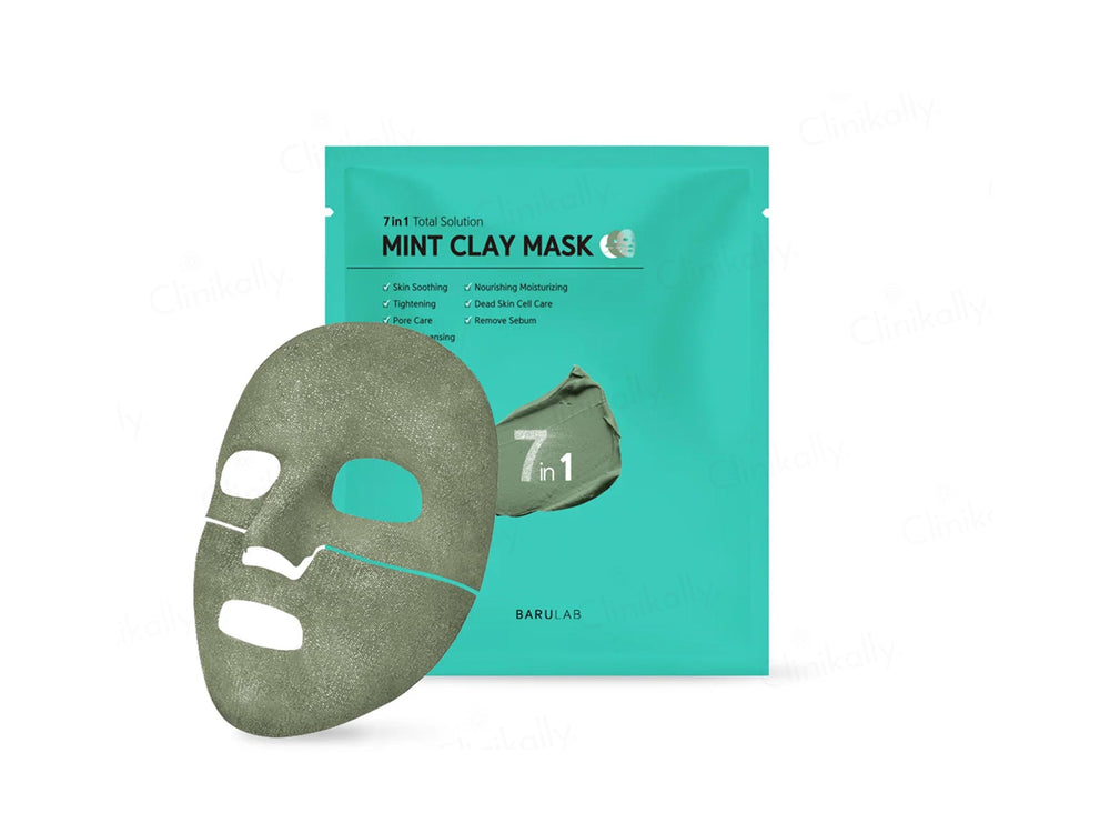 Barulab 7 in 1 Total Solution Mint Clay Sheet Mask