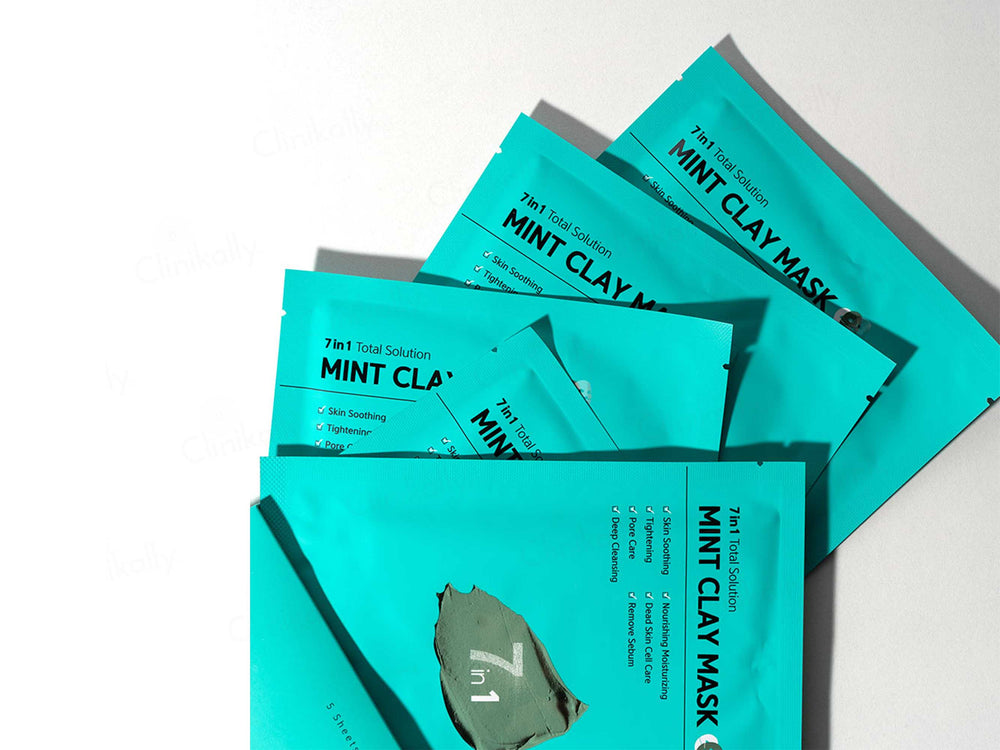 Barulab 7 in 1 Total Solution Mint Clay Sheet Mask