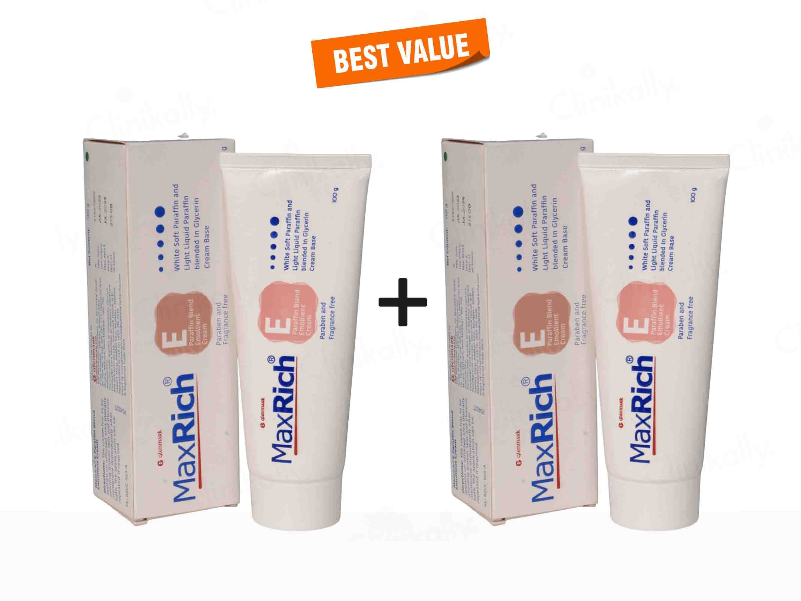 Maxrich E Paraffin Blend Emollient Cream - Clinikally