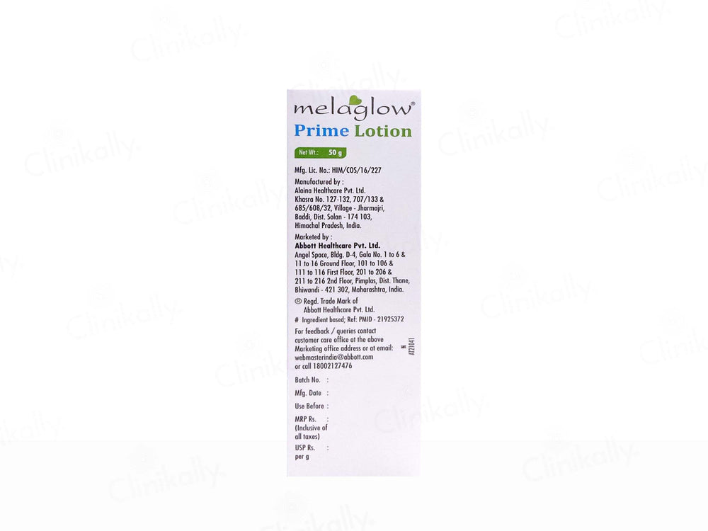 Melaglow Prime Depigmenting Lotion