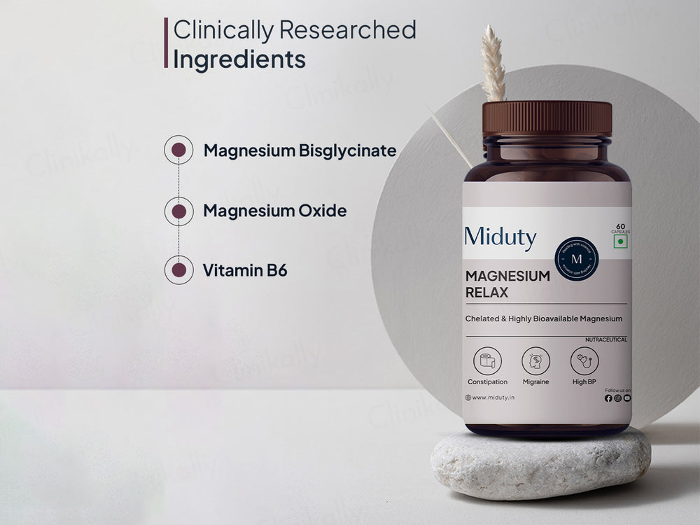 Miduty Chelated Magnesium Relax Capsule