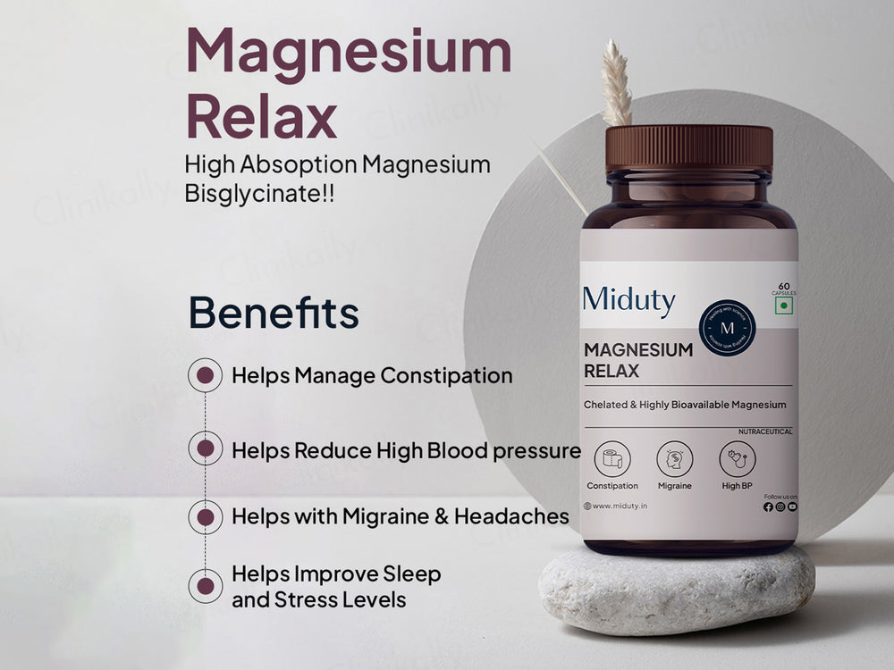Miduty Chelated Magnesium Relax Capsule