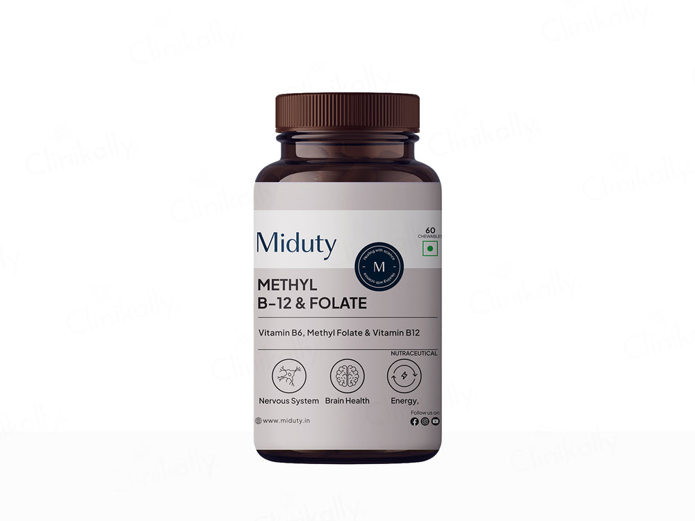 Miduty Methyl B-12 & Folate Chewable Tablet