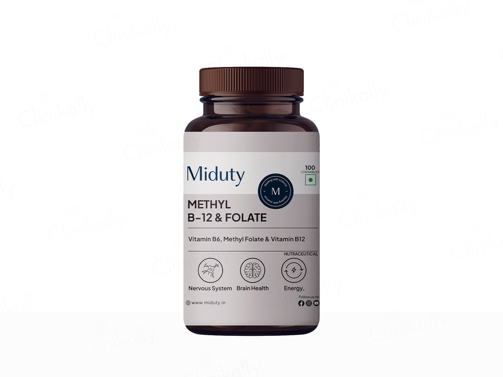Miduty Methyl B-12 & Folate Chewable Tablet