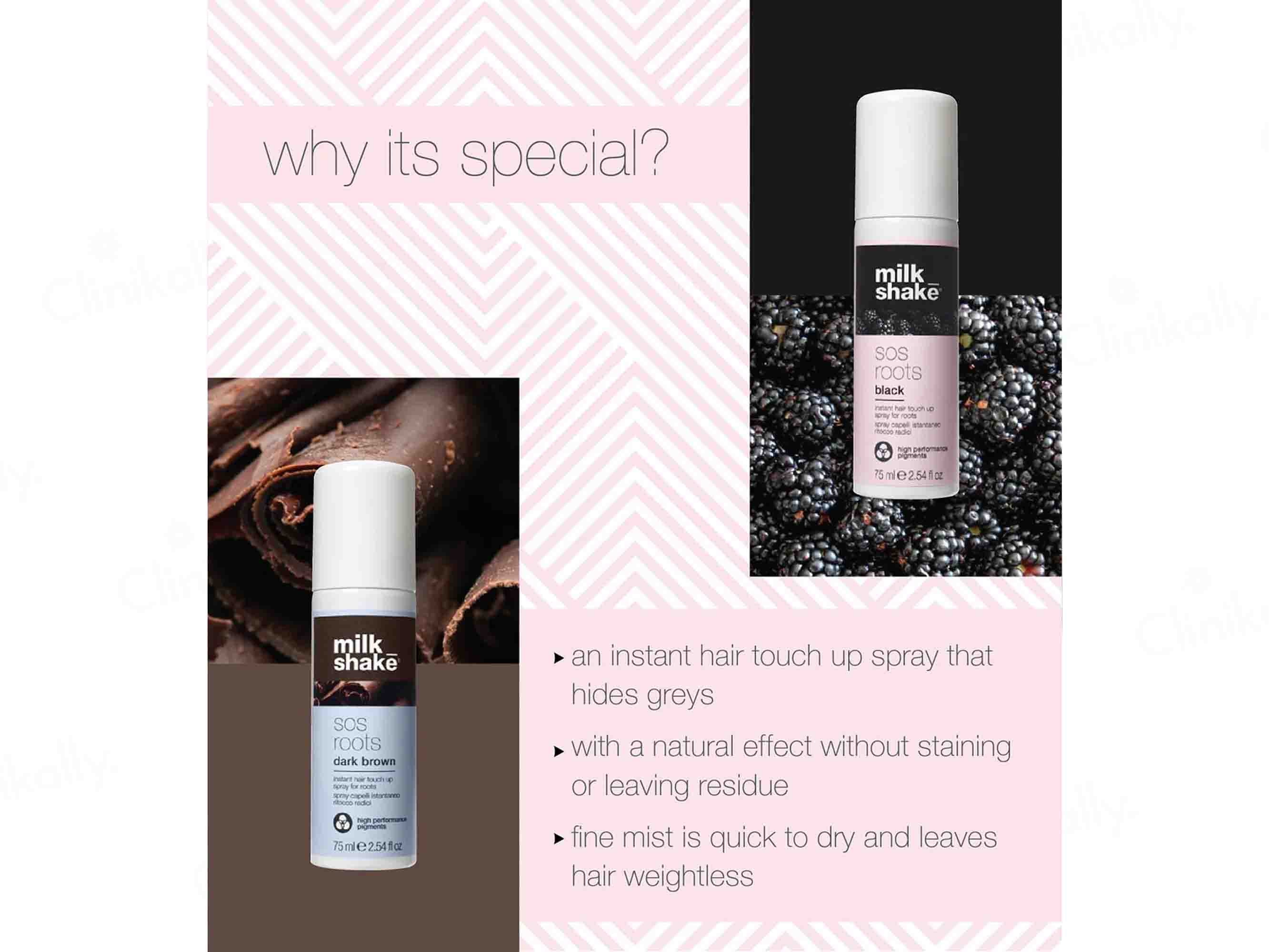 Milk Shake SOS Roots Spray - Brown