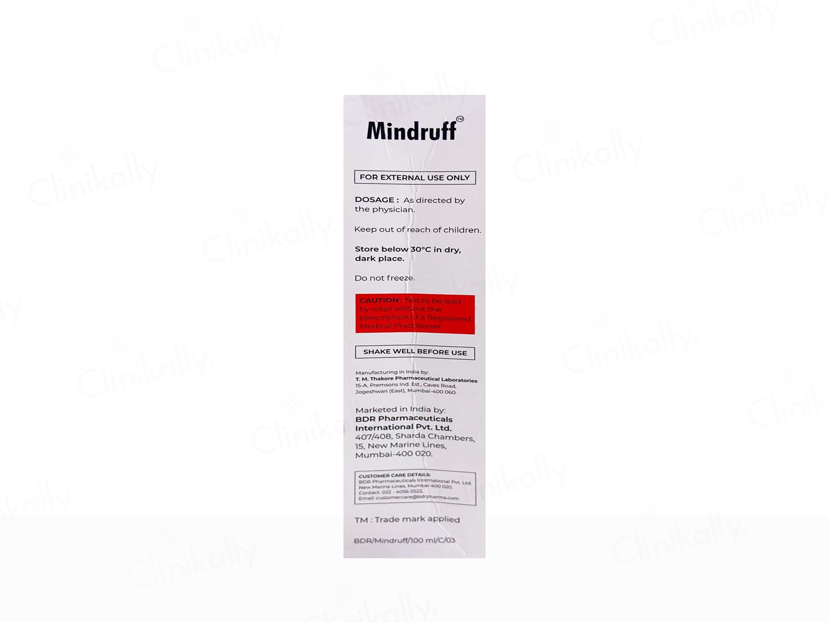 Mindruff Scalp Solution