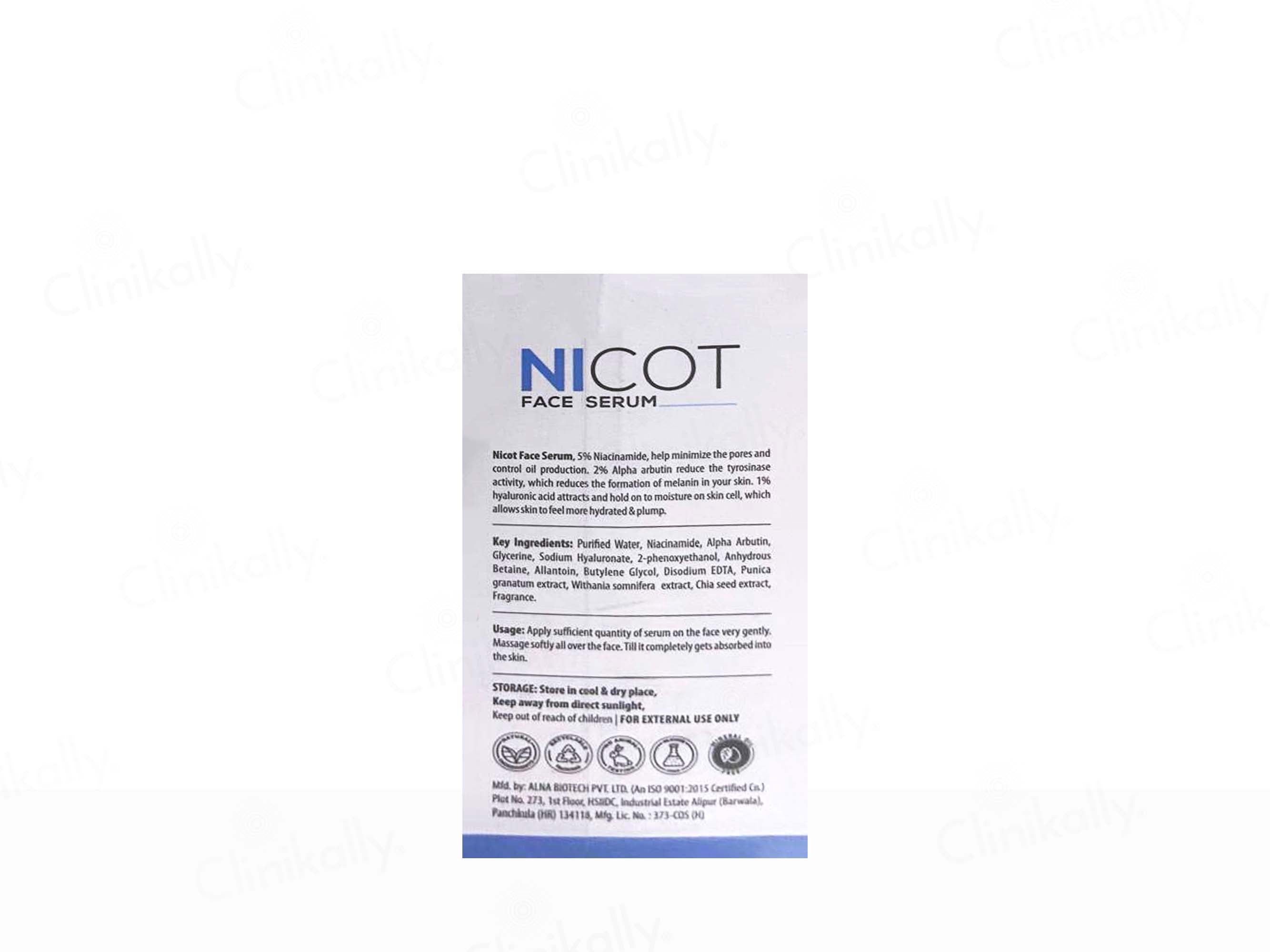 Nicot Face Serum