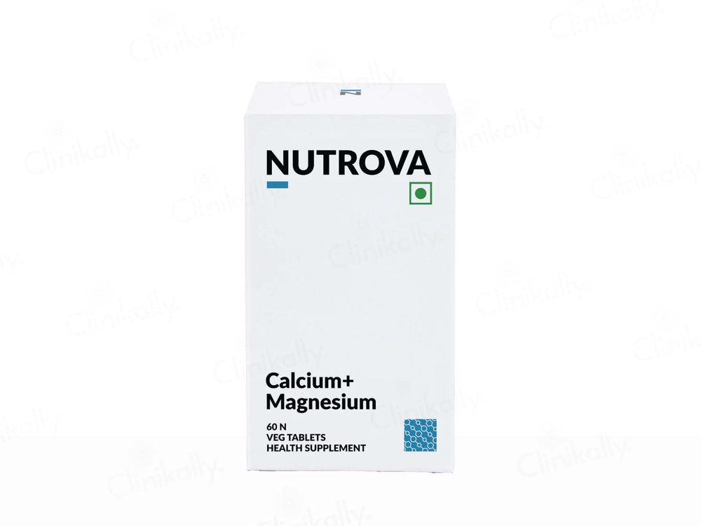 Nutrova Calcium + Magnesium Health Supplement Tablet