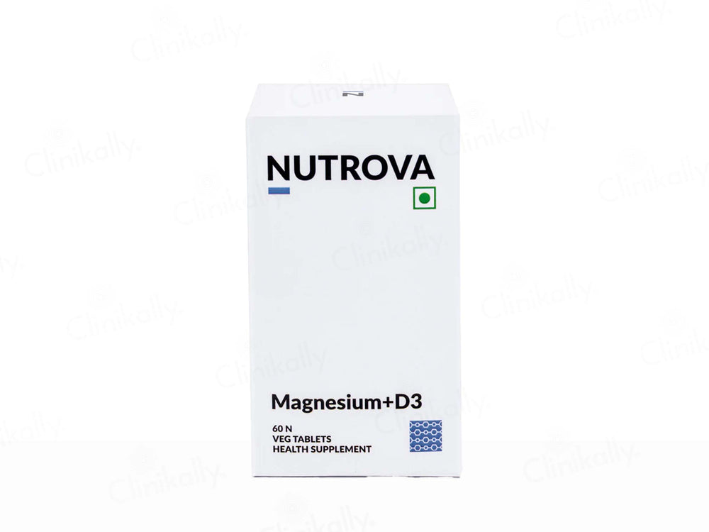 Nutrova Magnesium + D3 Health Supplement Tablet