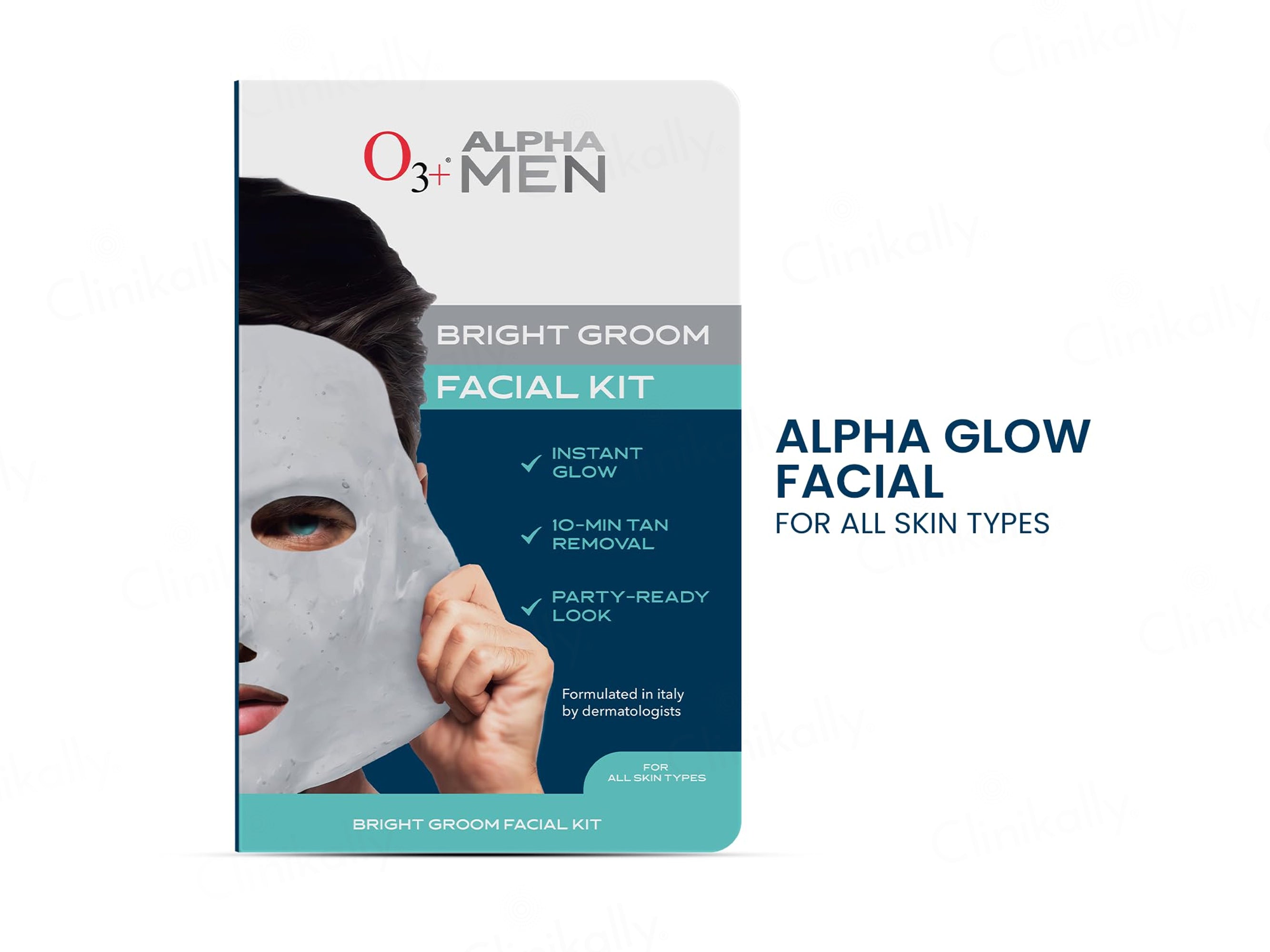 O3+ Alpha Men Bright Groom Facial Kit