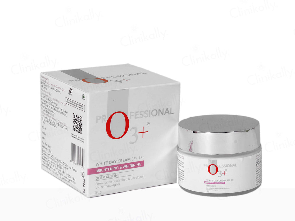 O3+ Brightening & Whitening Day Cream SPF 15 - Clinikally