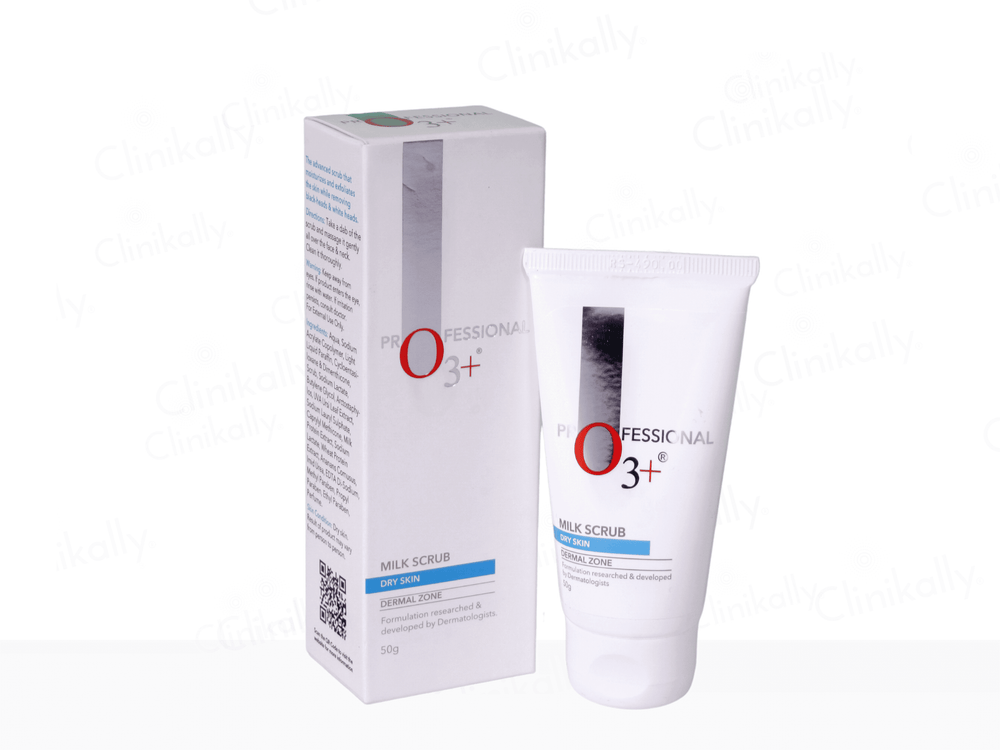 O3+ Milk Scrub for Dry Skin - Clinikally