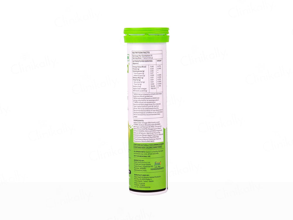 OZiva Metabolic ACV Moringa Effervescent Tablet