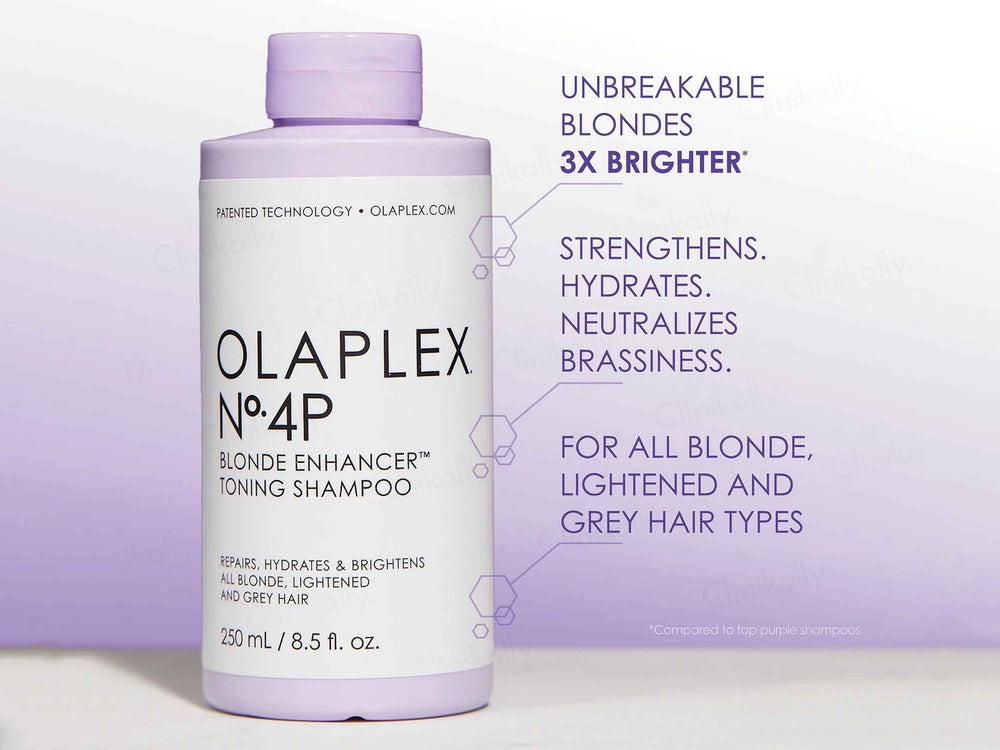 Olaplex No. 4P Blonde Enhancer Toning Shampoo