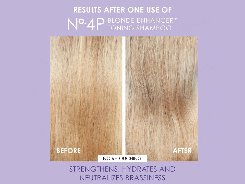 Olaplex No. 4P Blonde Enhancer Toning Shampoo