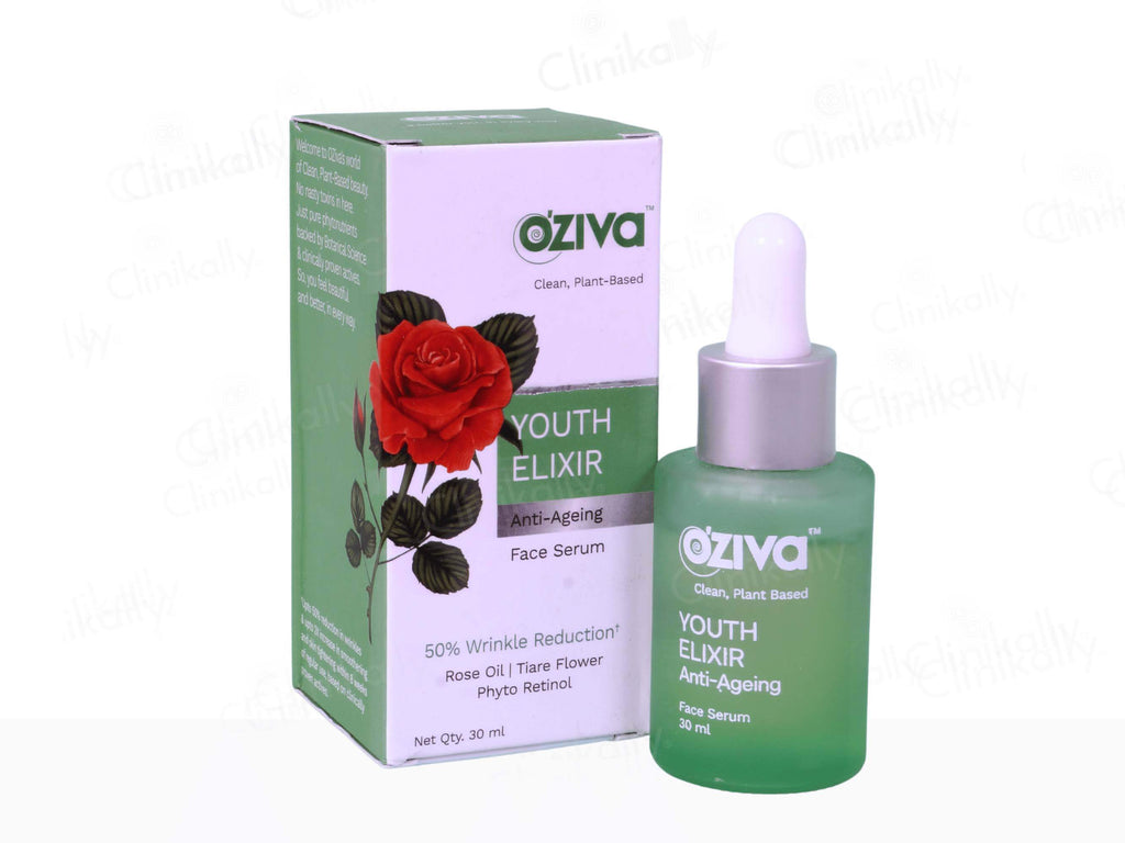 OZiva Anti Ageing Face Serum for Fine Lines & Wrinkle Reduction
