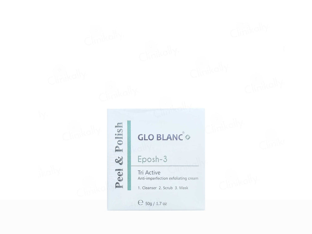 Glo Blanc Eposh-3 Tri Active Exfoliating Cream Cleanser