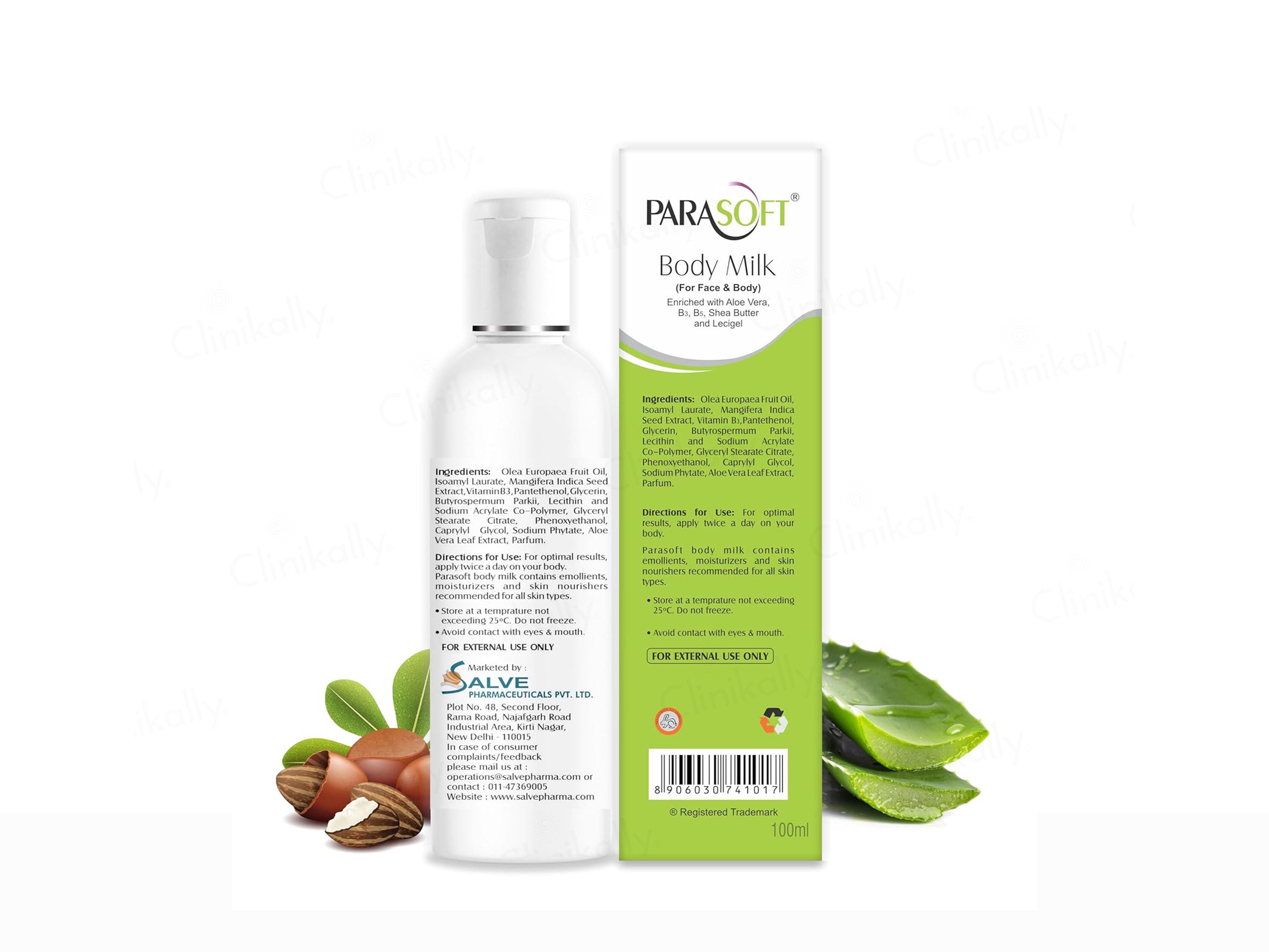 Parasoft Body Milk Lotion For Face & Body