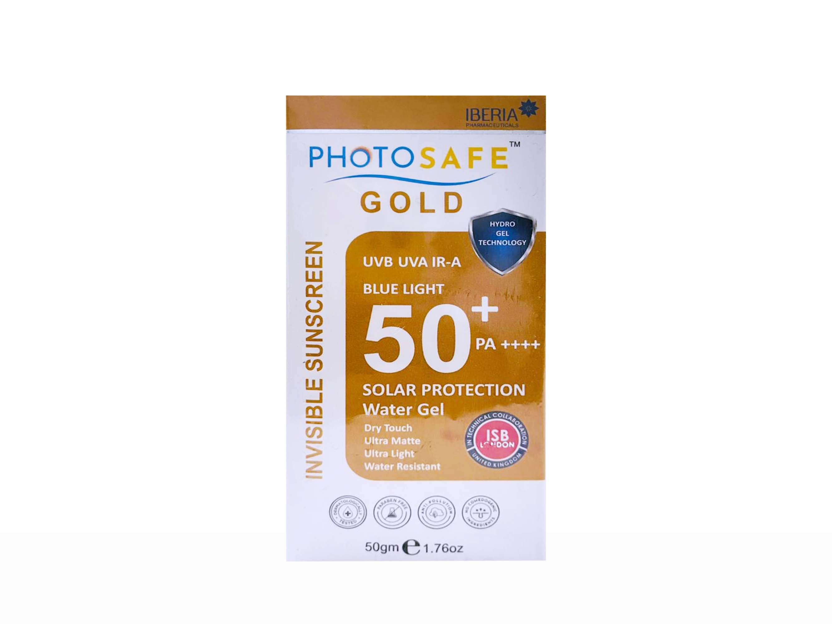 Photosafe Gold Invisible Sunscreen Water Gel