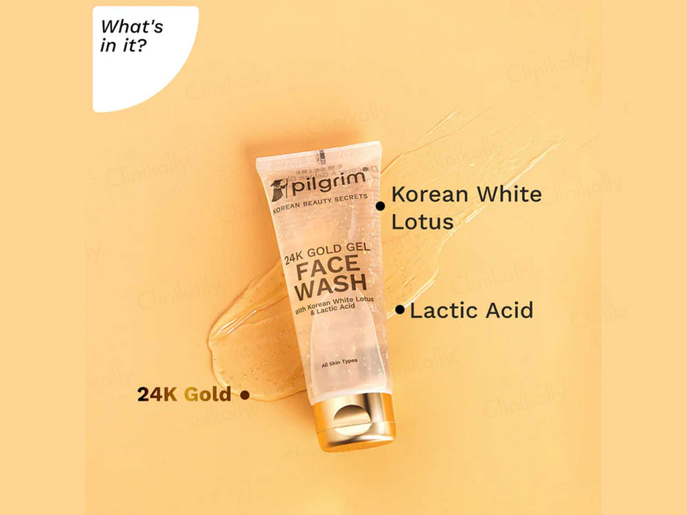 Pilgrim 24K Gold Gel Face Wash