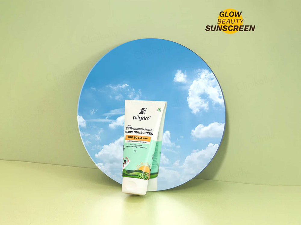 Pilgrim 2% Niacinamide Glow Sunscreen SPF 50 PA+++