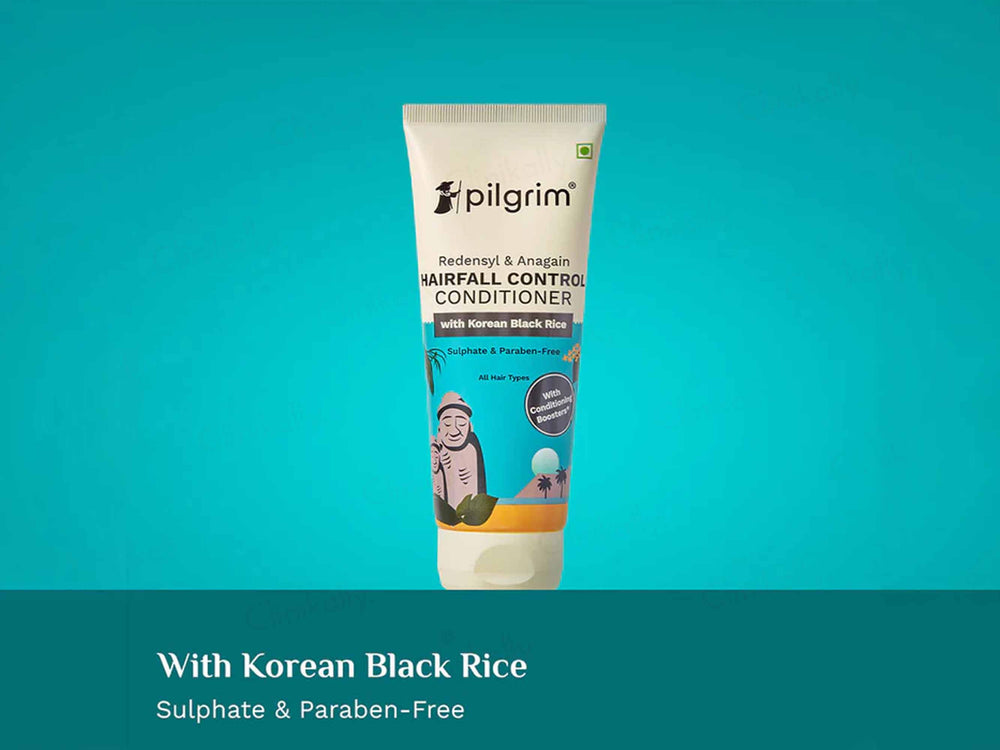 Pilgrim Redensyl & Anagain Hairfall Control Conditioner With Korean Black Rice