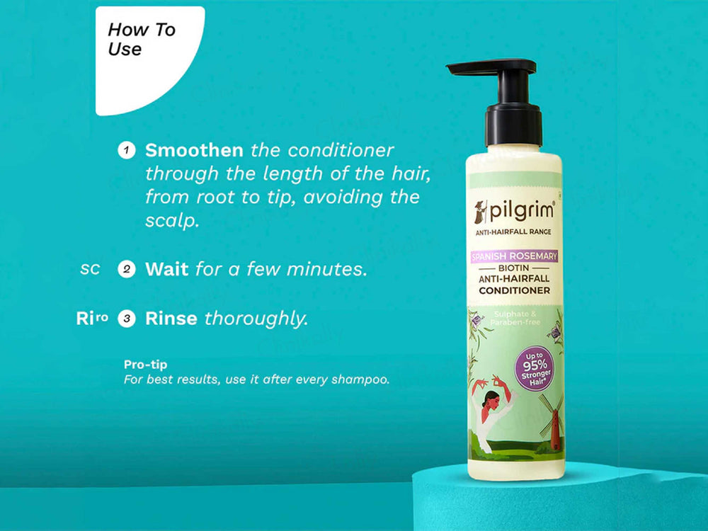 Pilgrim Spanish Rosemary & Biotin Anti-Hairfall Conditioner