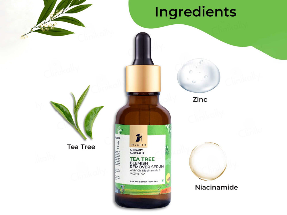 Pilgrim Tea Tree & 10% Niacinamide Blemish Remover Serum