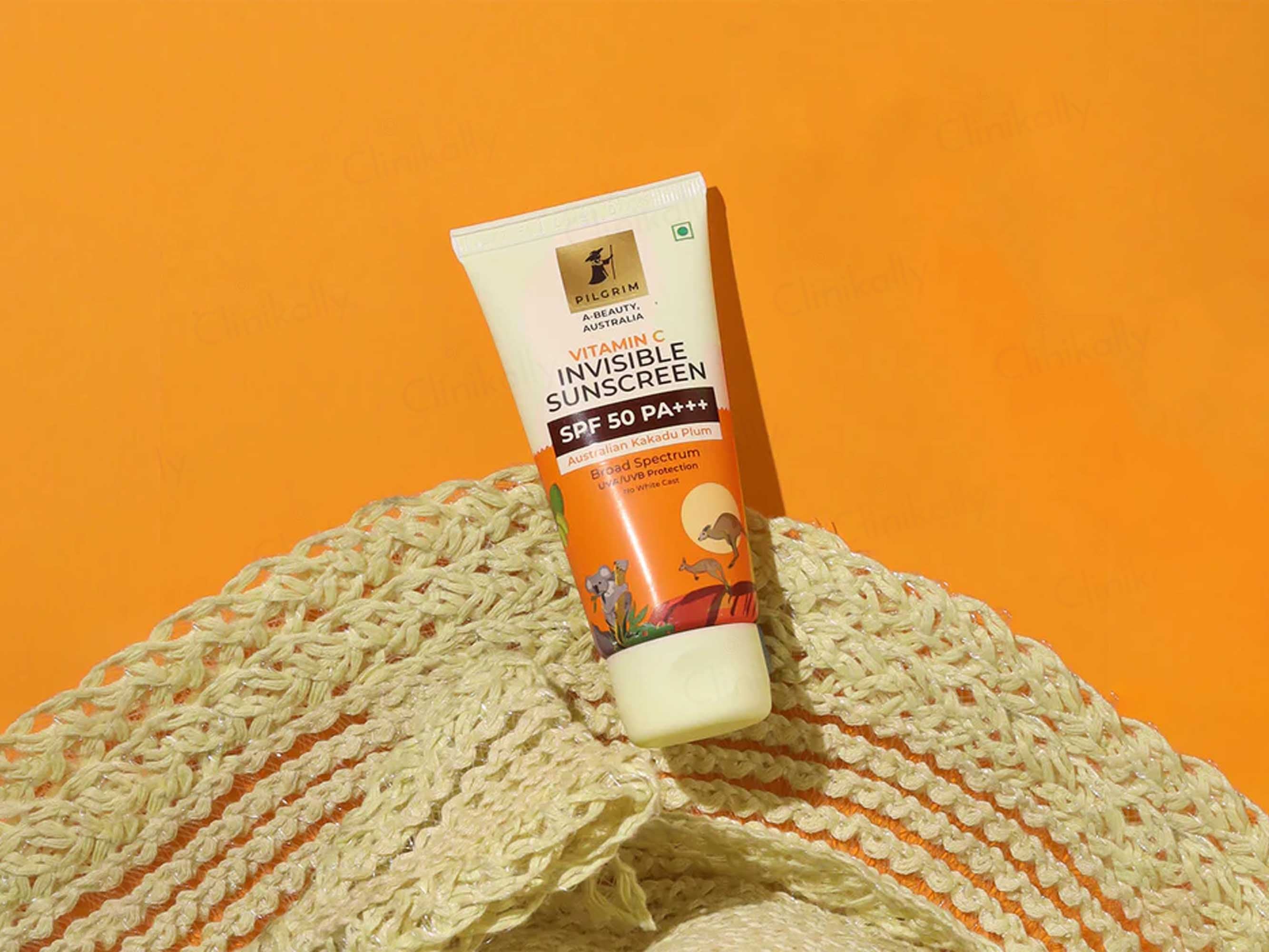 Pilgrim Vitamin C Invisible Sunscreen SPF 50 PA+++