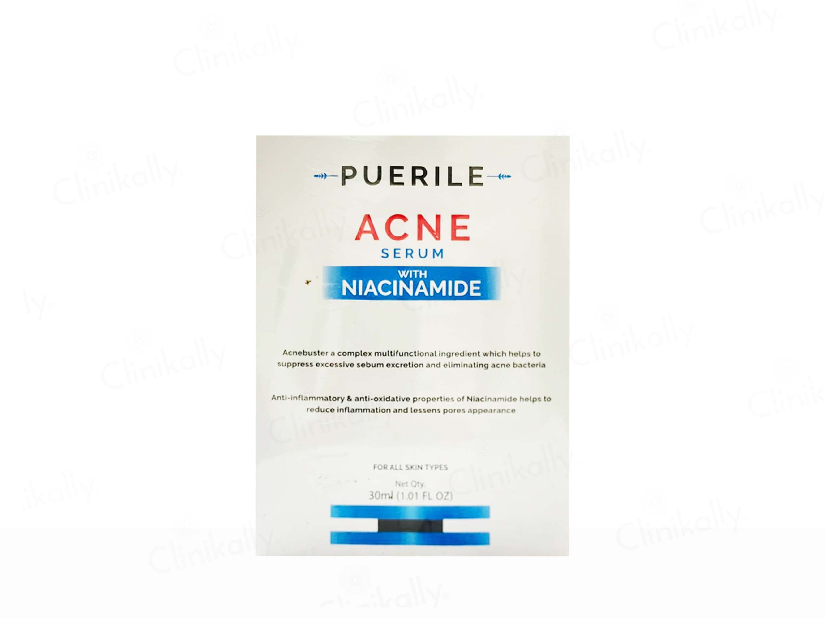 Puerile Acne Serum With Niacinamide