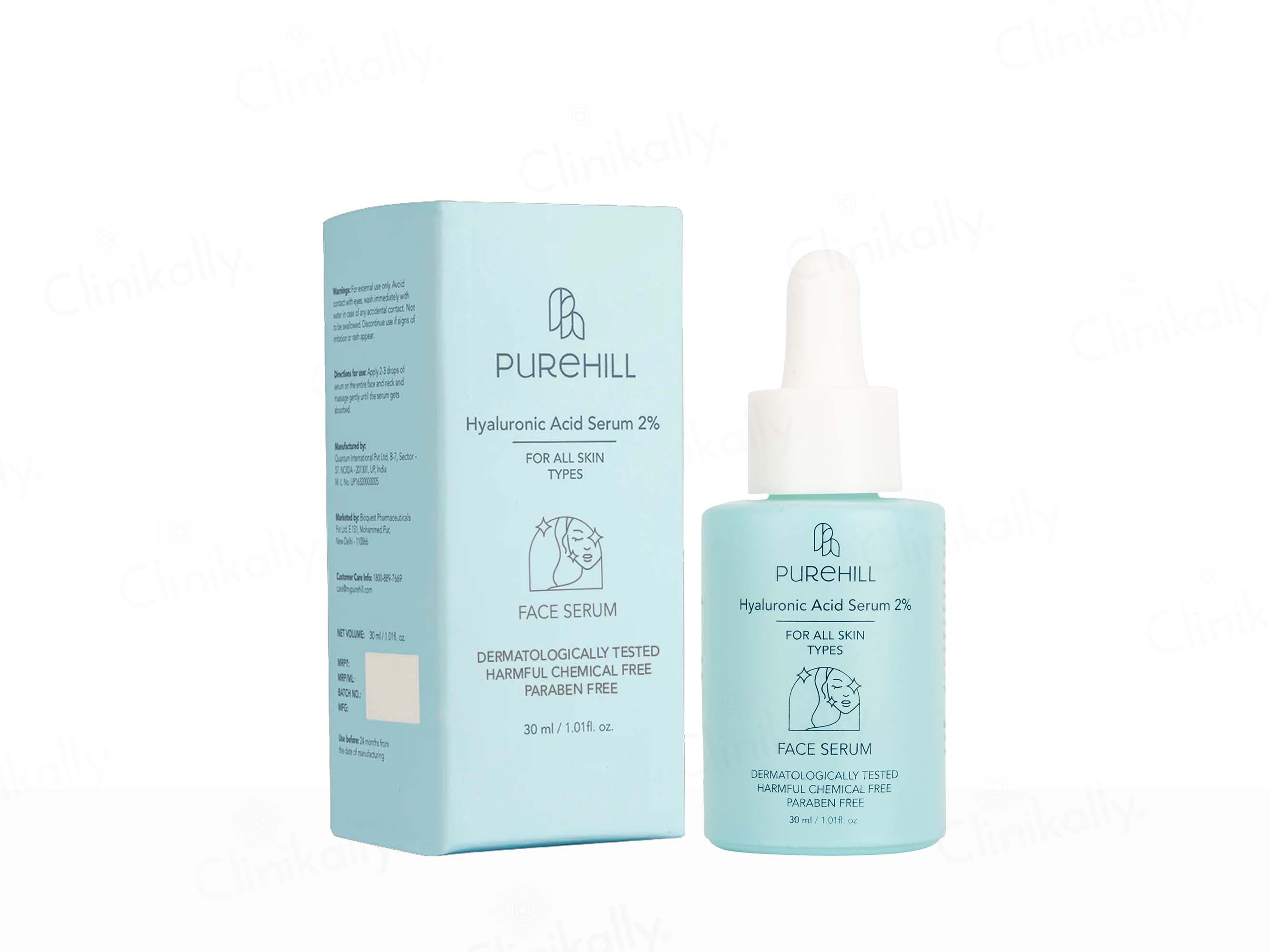 Purehill 2% Hyaluronic Acid Face Serum