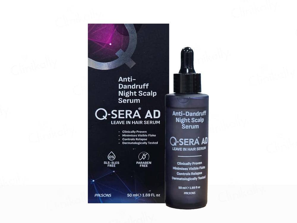 Q-Sera AD Anti-Dandruff Night Scalp Leave-In Hair Serum