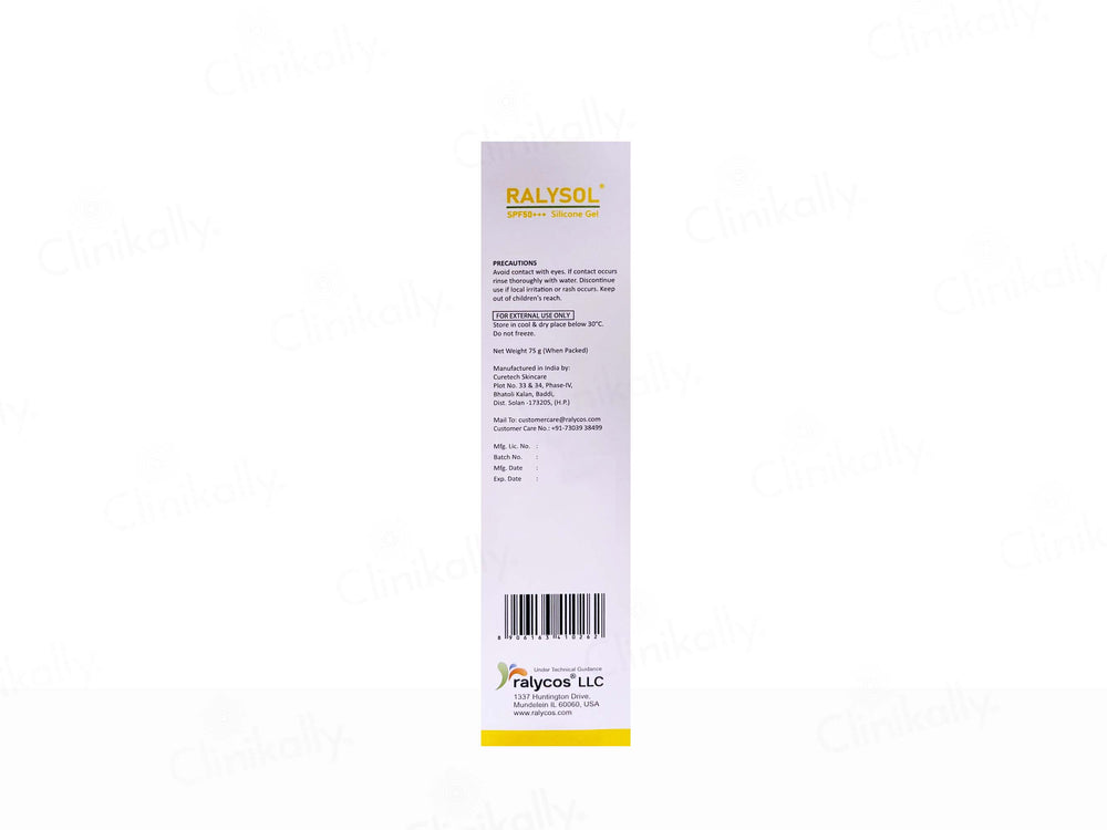 Ralysol Silicone Sunscreen Gel SPF 50+++