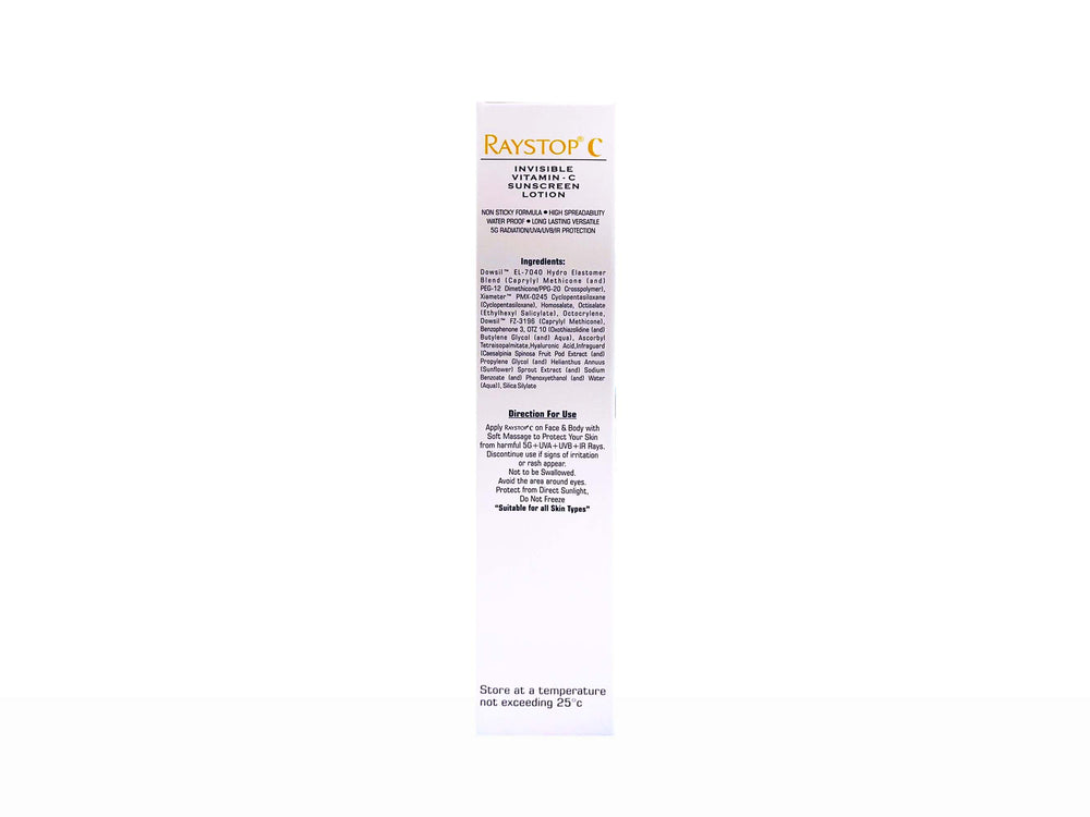 Raystop C Invisible Vitamin-C Sunscreen SPF 50 PA+++