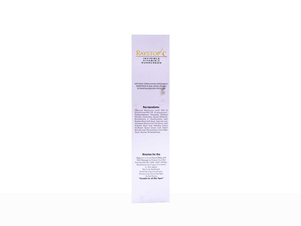 Raystop C Invisible Vitamin-C Sunscreen SPF 50 PA+++