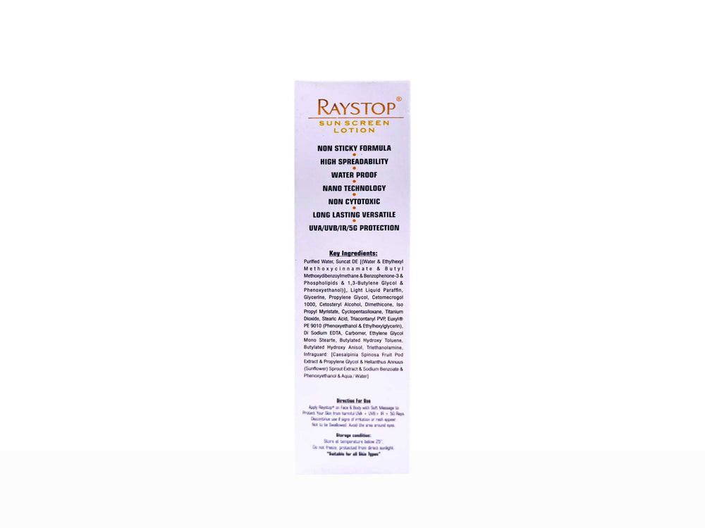 Raystop Sunscreen Lotion SPF 50 PA+++