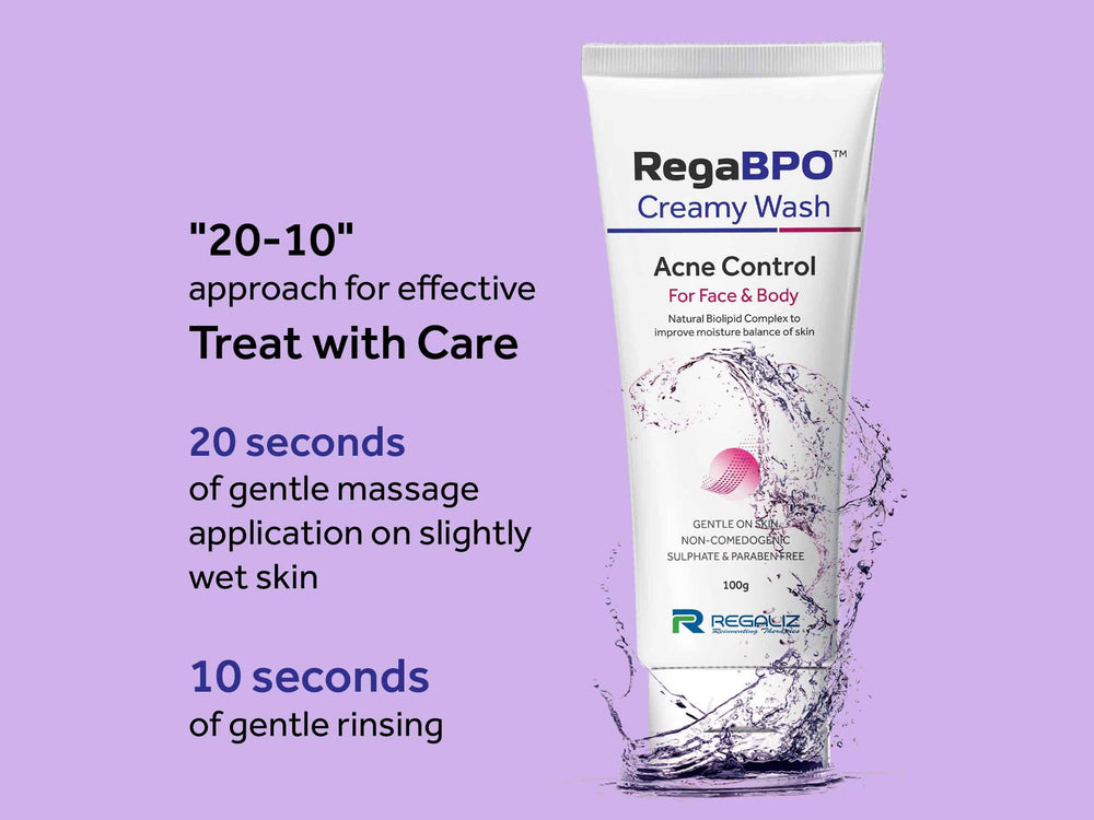 Rega-BPO Acne Control Creamy Wash