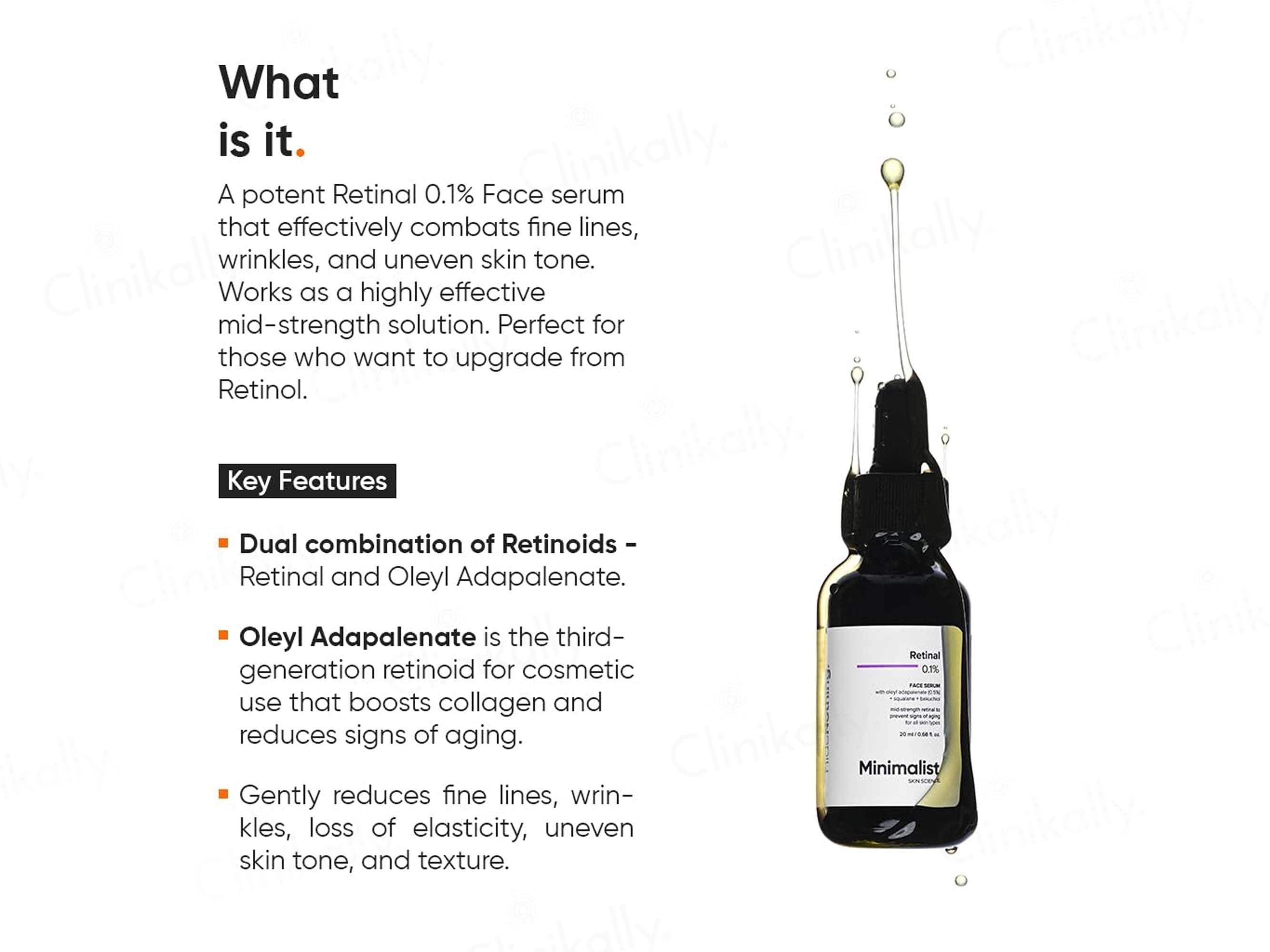 Minimalist 0.1% Retinal Face Serum