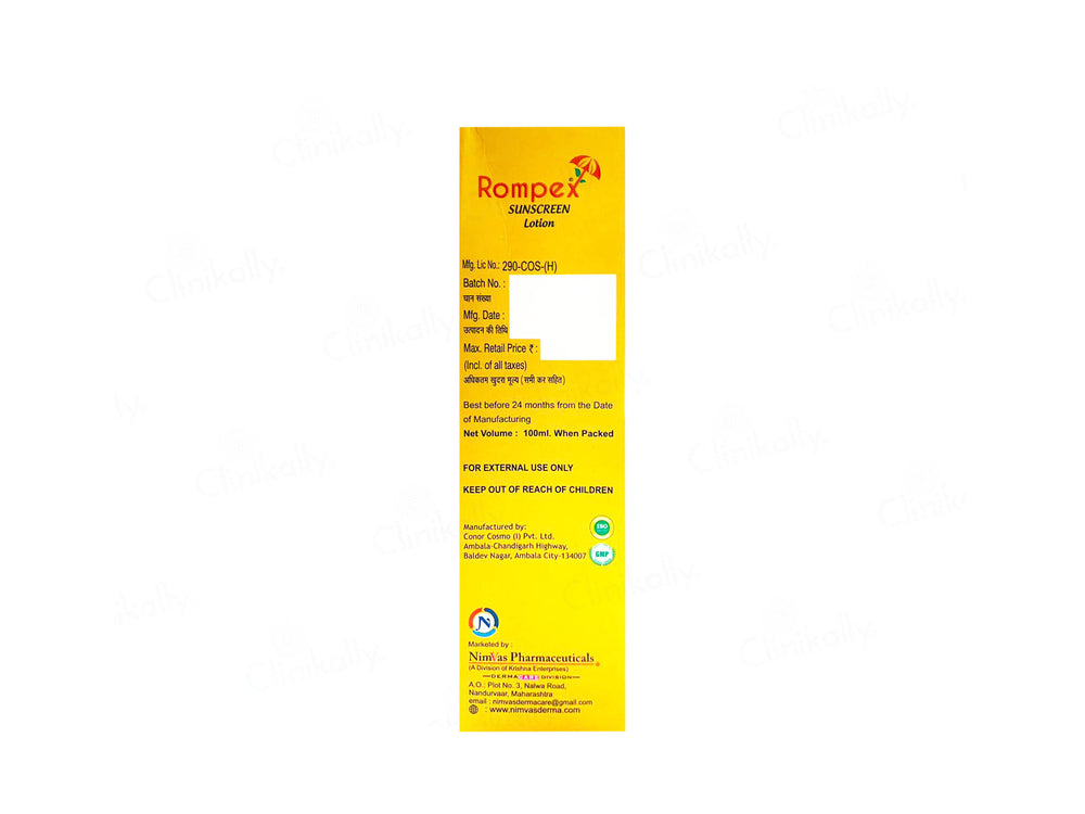 Rompex Sunscreen Lotion SPF 50+