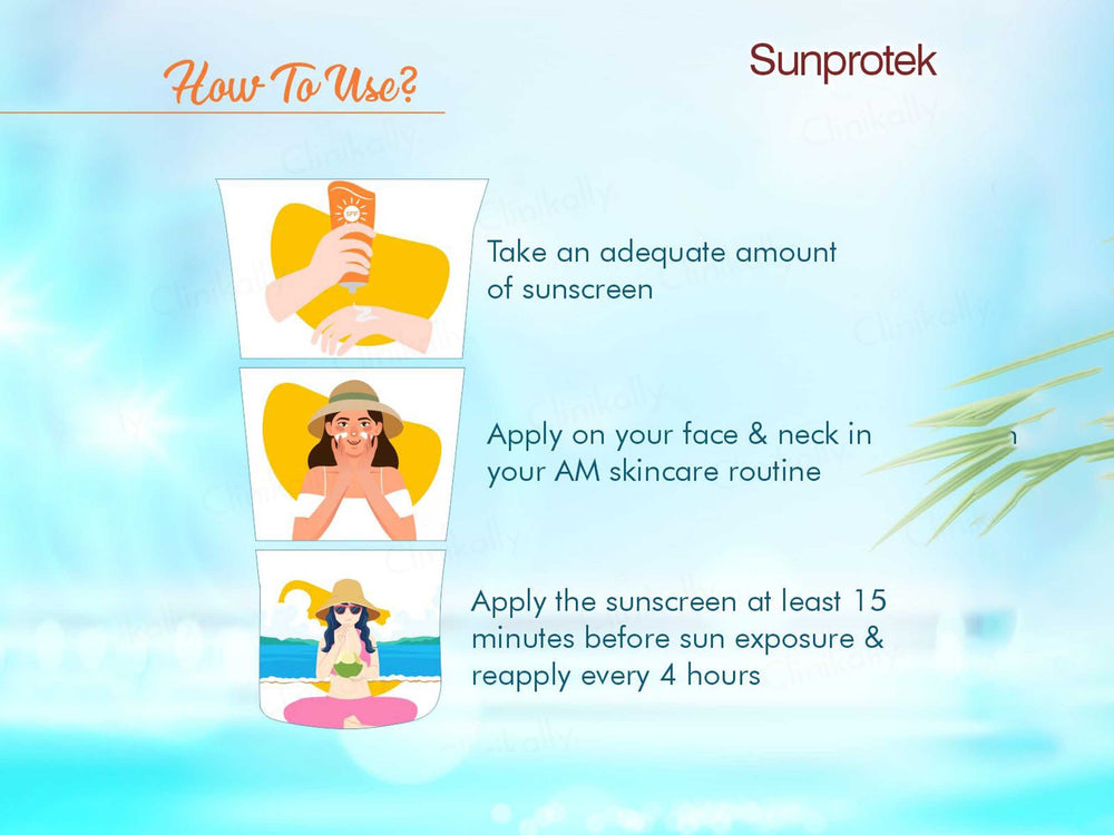 Sunprotek Sunscreen Gel SPF 50+ PA+++